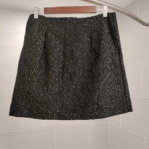 Sparkly black mini skirt by GAP. Size 10